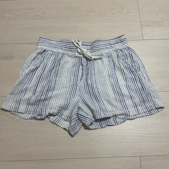 Splendid Collection Light Blue Striped Shorts - Picture 1 of 8